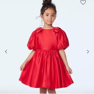 Janie and Jack - THE SATIN HOLIDAY DRESS [RED]